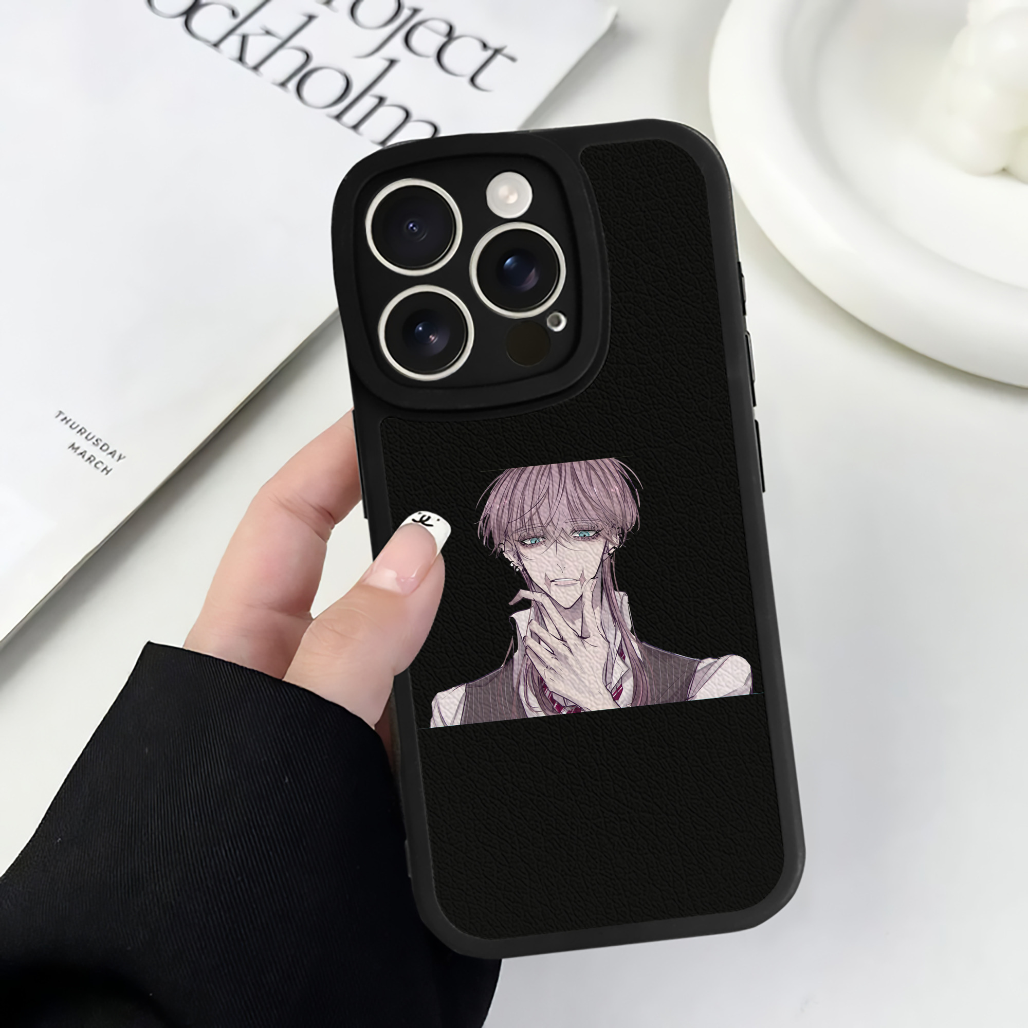 （画像用） 東京リベンジャーズ Tokyo Revengers 【iPhone 16シリーズ対応】シリコンスマホケース（レザー調） 材質：シリコン
